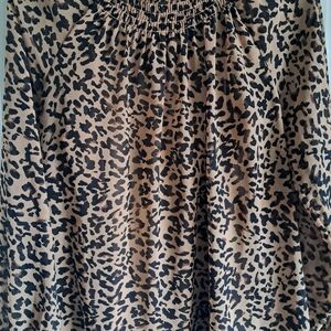 New Ava Viv Print Women's Blouse